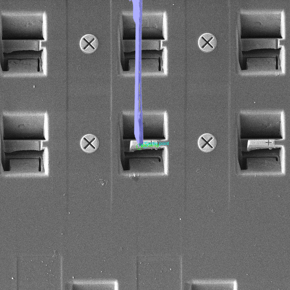 Tescan SOLARIS 2 Ga FIB-SEM automated lift-out of TEM samples using OptiLift™ nanomanipulator for semiconductor preparation